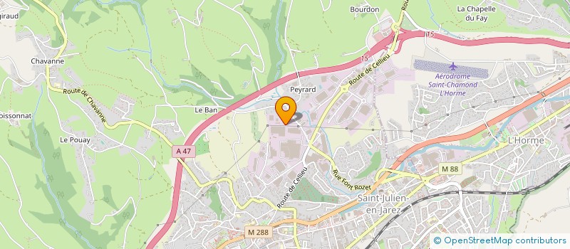 localisation de l'entreprise INVESTOR  SAINT-CHAMOND