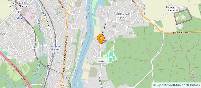 localisation de l'entreprise INVESTOR à SAINTRY-SUR-SEINE
