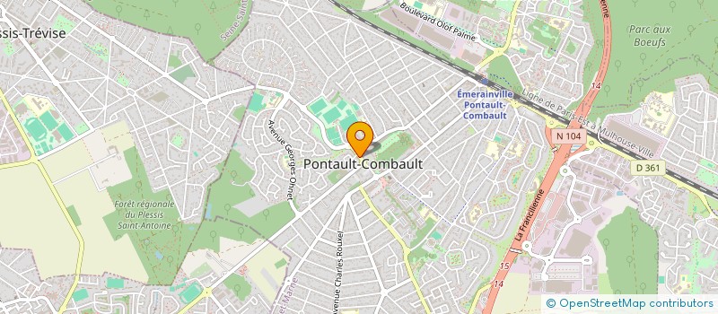 localisation de l'entreprise INVESTOR à PONTAULT-COMBAULT
