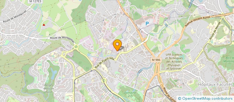 localisation de l'entreprise INVESTOTEL à MONTPELLIER