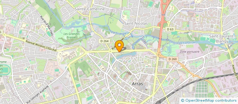 localisation de l'entreprise INVESTOUQUET à ARRAS