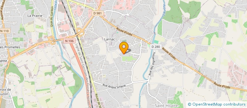 localisation de l'entreprise INVESTPRO  SAINT-HILAIRE-DE-BRETHMAS