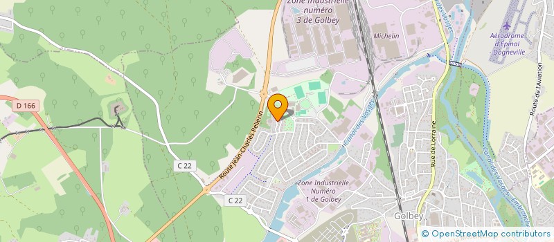 localisation de l'entreprise INVESTREFLEX  GOLBEY