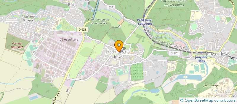 localisation de l'entreprise INVESTSQUARE  LES LOGES-EN-JOSAS