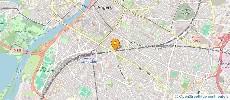 localisation de l'entreprise INVESTSTAR 2 à ANGERS