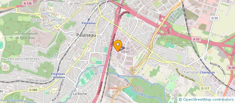 localisation de l'entreprise INVESTSUR SC à PALAISEAU