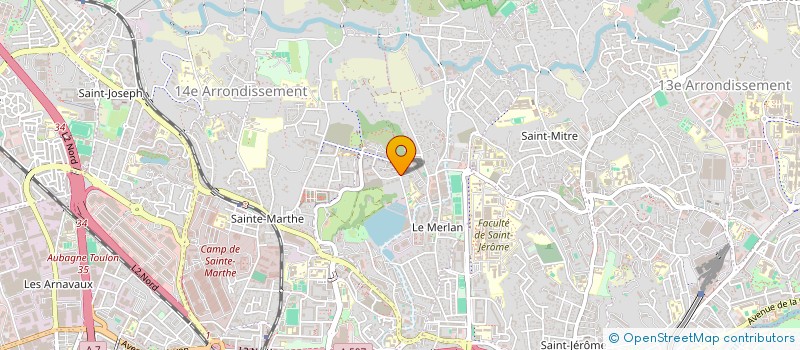 localisation de l'entreprise INVESTUD à MARSEILLE
