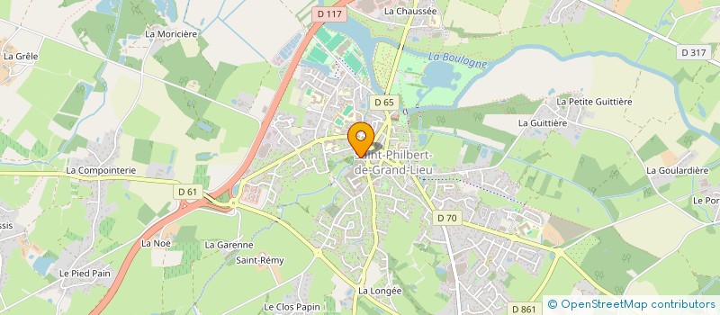 localisation de l'entreprise INVESTYL CONSEIL à SAINT-PHILBERT-DE-GRAND-LIEU
