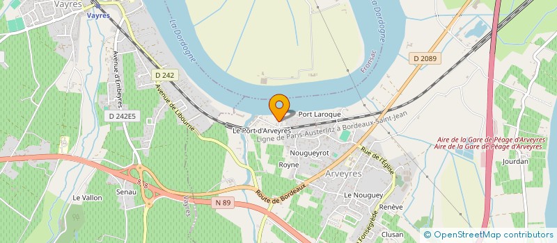 localisation de l'entreprise INVESTYR à ARVEYRES