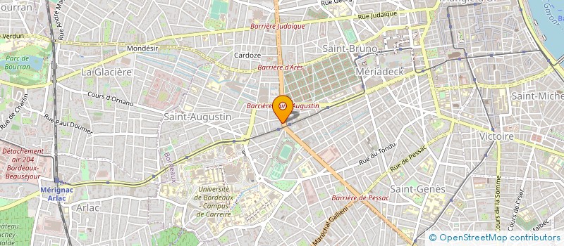 localisation de l'entreprise INVESTYS à BORDEAUX