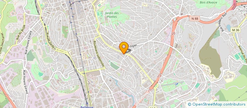 localisation de l'entreprise INVESTYS  SAINT-ETIENNE