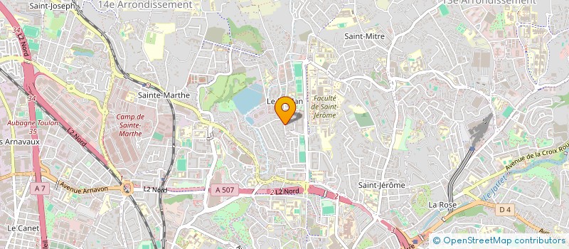 localisation de l'entreprise INVESYST SCI à MARSEILLE