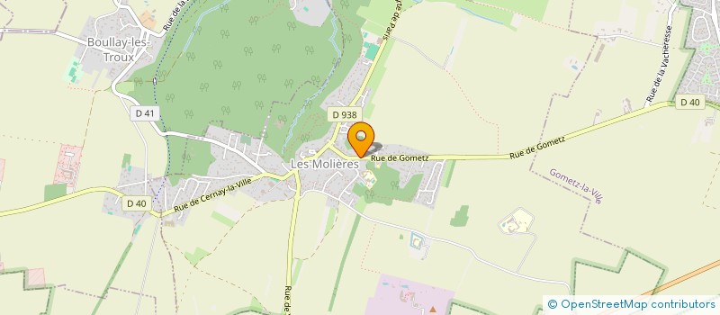 localisation de l'entreprise INVEX  LES MOLIERES