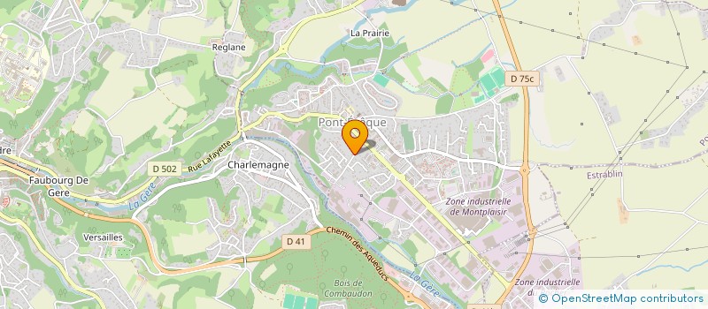 localisation de l'entreprise INVIA  PONT-EVEQUE