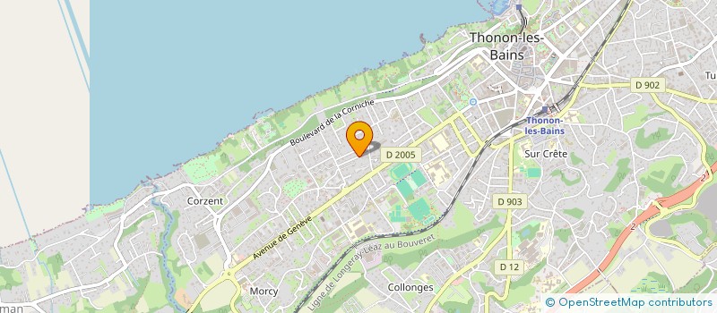 localisation de l'entreprise INVICTA PERFORMANCE à THONON-LES-BAINS