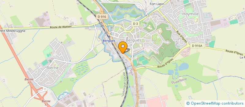 localisation de l'entreprise INVICTA SHOP BERGUES  BERGUES