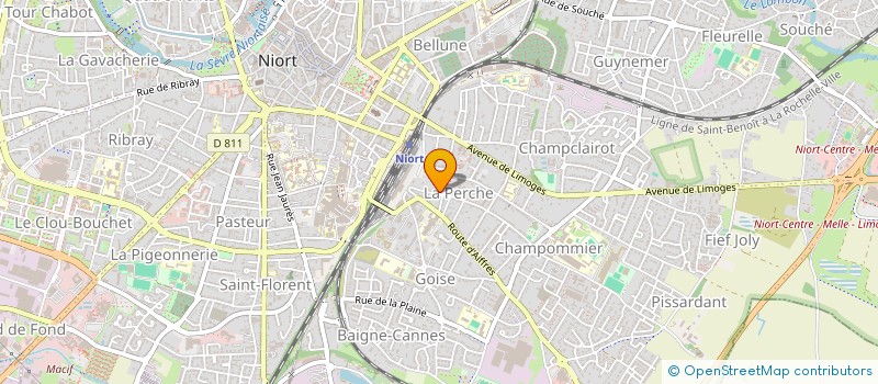 localisation de l'entreprise INVICTUS  NIORT