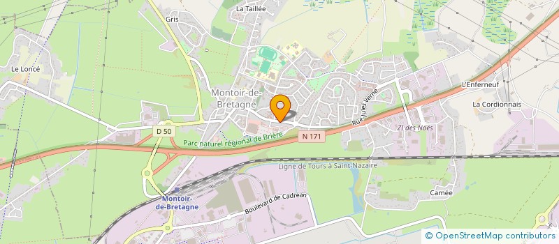 localisation de l'entreprise INVICTUS à MONTOIR-DE-BRETAGNE