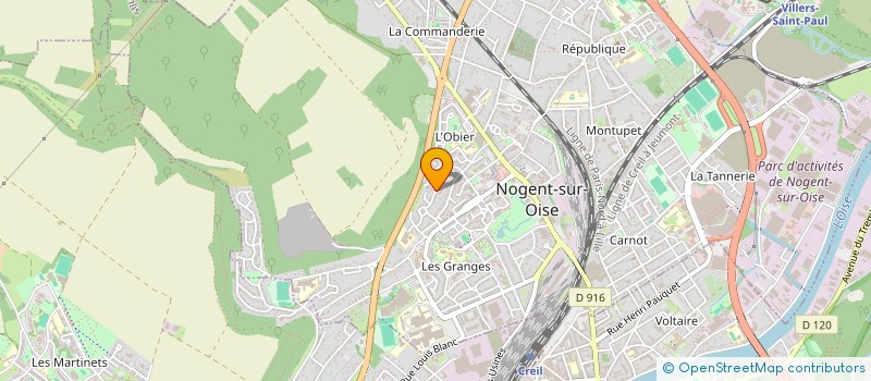 localisation de l'entreprise INVIDISION ALAND RADJA  NOGENT-SUR-OISE