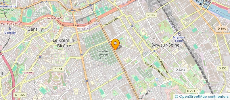 localisation de l'entreprise INVIDIVISION CHHUM TAING  IVRY-SUR-SEINE