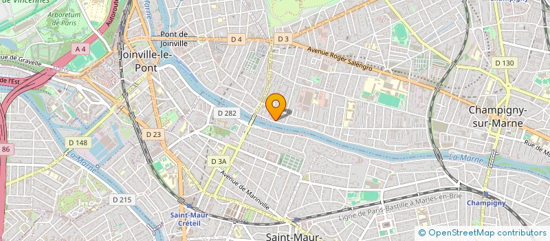 localisation de l'entreprise INVIDYA SASU à CHAMPIGNY-SUR-MARNE