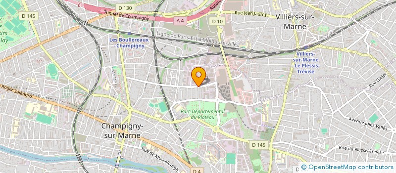 localisation de l'entreprise INVIO BATIMENT CONSTRUCTION à CHAMPIGNY-SUR-MARNE