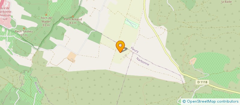 localisation de l'entreprise INVIS'ART  VINASSAN