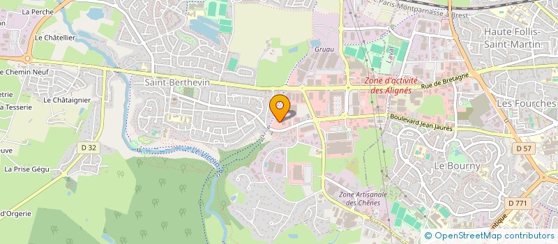 localisation de l'entreprise INVIT'  SAINT-BERTHEVIN