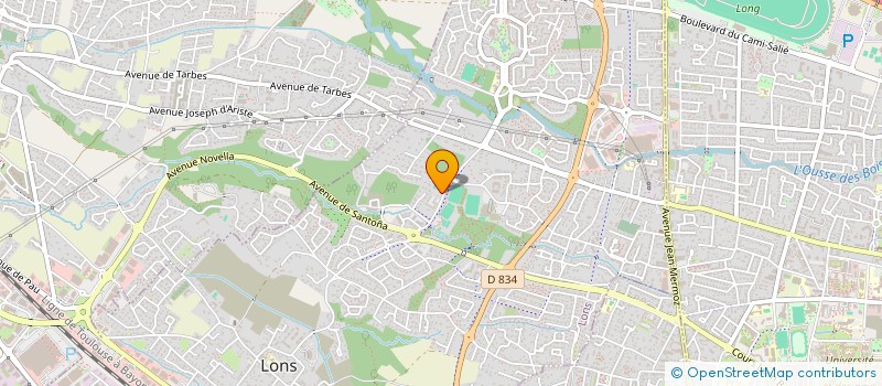 localisation de l'entreprise INVIVO 64  LONS