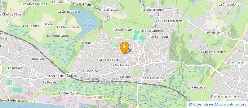 localisation de l'entreprise INVO à COUERON