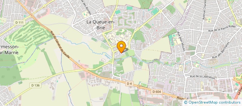 localisation de l'entreprise INVOA à LA QUEUE-EN-BRIE