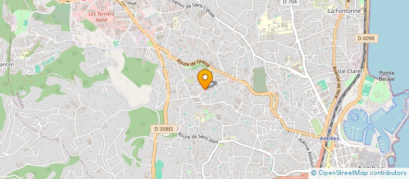 localisation de l'entreprise INVOTIO à ANTIBES