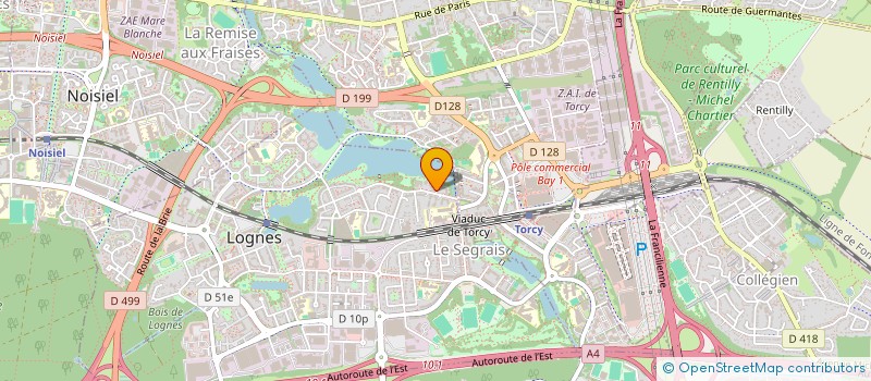 localisation de l'entreprise INWALL à LOGNES