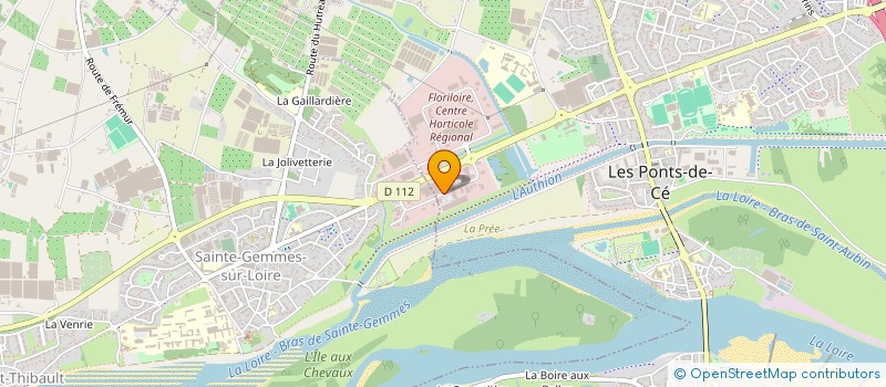 localisation de l'entreprise INWALL KART à LES PONTS-DE-CE