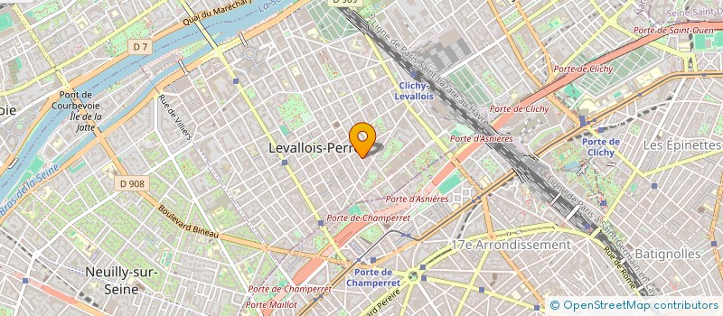 localisation de l'entreprise INWE EXPERIENCE à LEVALLOIS-PERRET