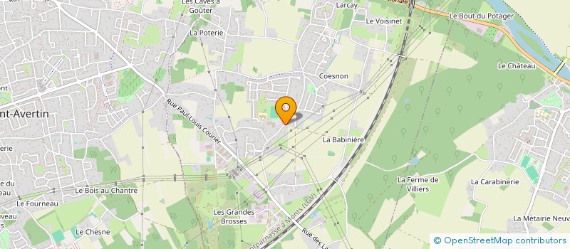 localisation de l'entreprise INWEST FRANCE  SAINT-AVERTIN
