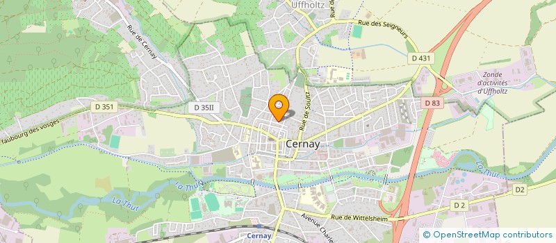 localisation de l'entreprise INX  WATTWILLER