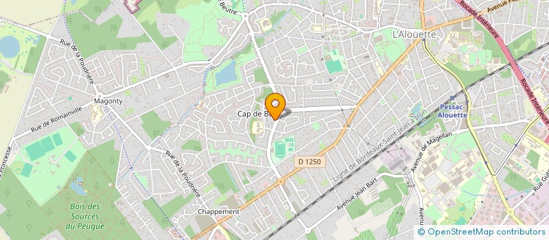 localisation de l'entreprise INYA  PESSAC