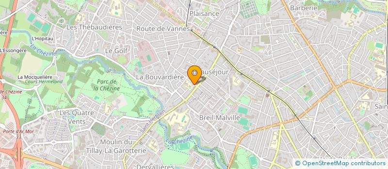 localisation de l'entreprise INYALI  SAINT-HERBLAIN