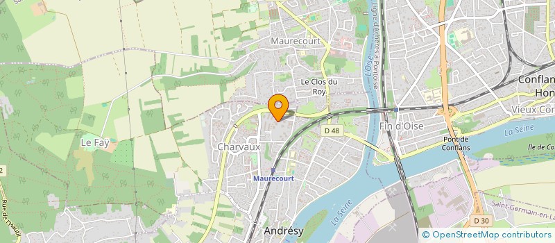 localisation de l'entreprise INYD à ANDRESY