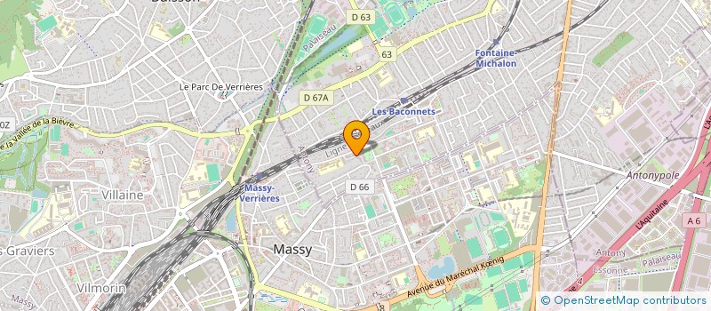 localisation de l'entreprise INYMOB à ANTONY