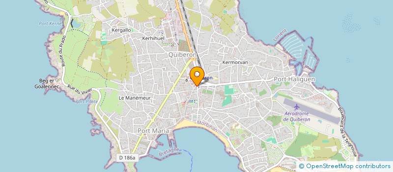 localisation de l'entreprise INZAZA  QUIBERON