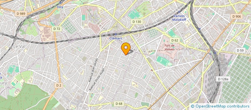 localisation de l'entreprise INZENIT  CLAMART