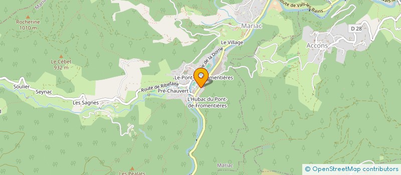 localisation de l'entreprise INZO  MARIAC