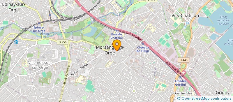 localisation de l'entreprise INZO GROUPE à MORSANG-SUR-ORGE
