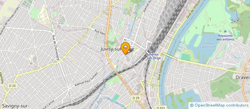 localisation de l'entreprise INZO SERVICES AIDE A DOMICILE à JUVISY-SUR-ORGE