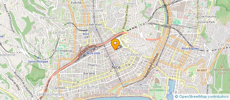 localisation de l'entreprise IO  NICE