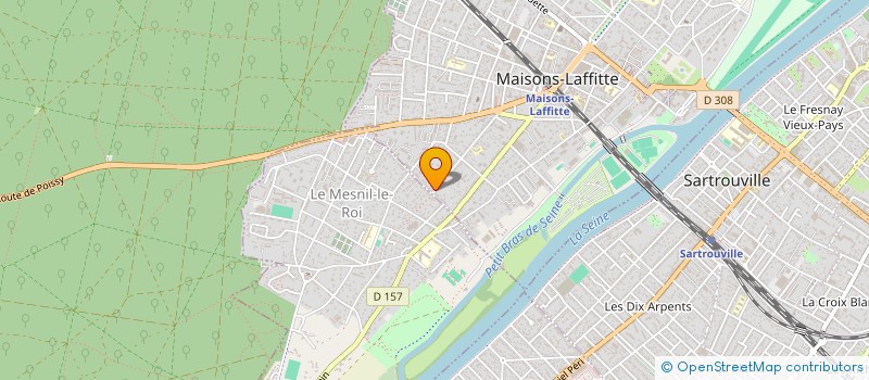 localisation de l'entreprise IO CONSULTING  MAISONS-LAFFITTE