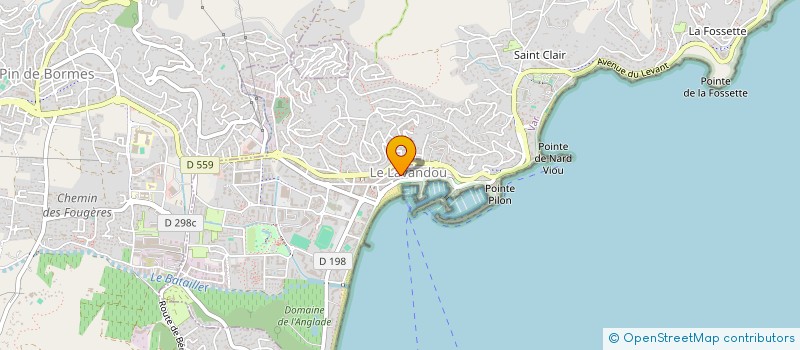 localisation de l'entreprise IO E TE à LE LAVANDOU