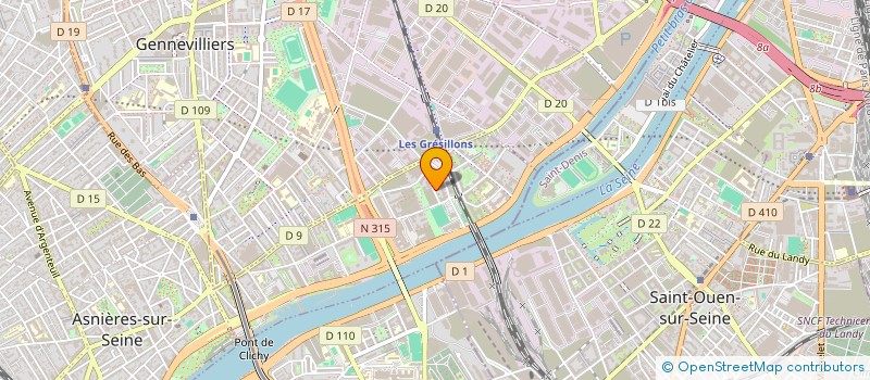 localisation de l'entreprise IO-IT à ASNIERES-SUR-SEINE